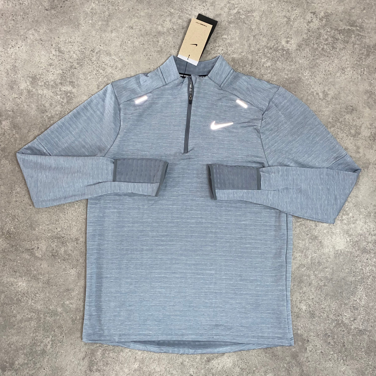 NIKE THERMA HALF ZIP - GREY