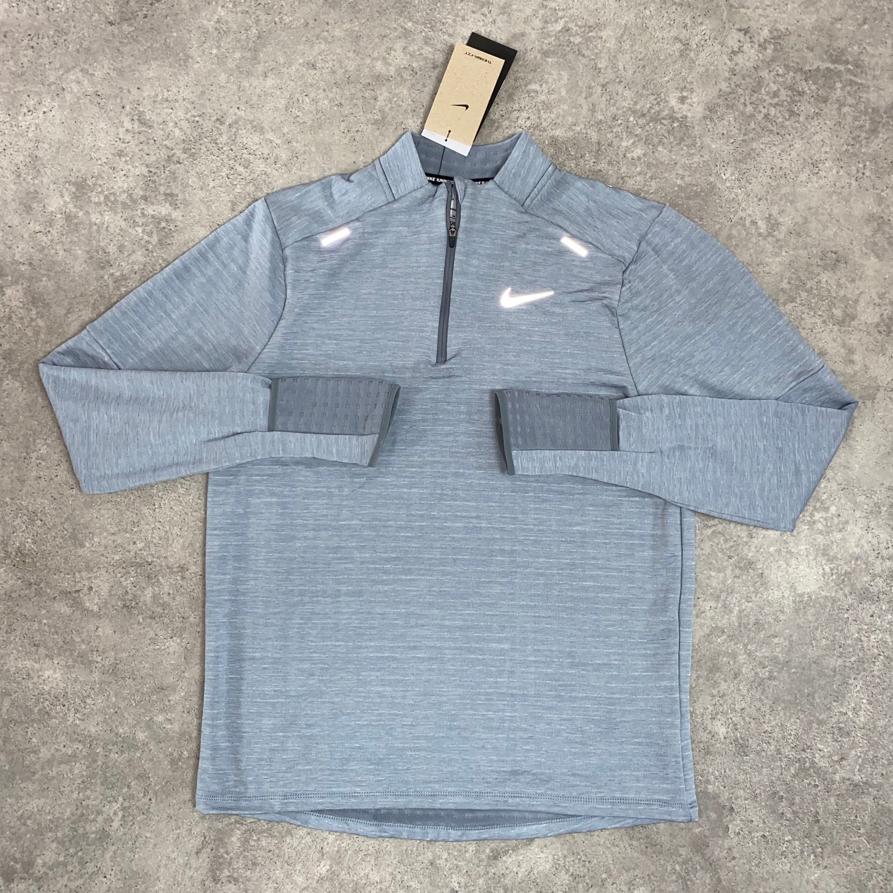 NIKE THERMA HALF ZIP - GREY