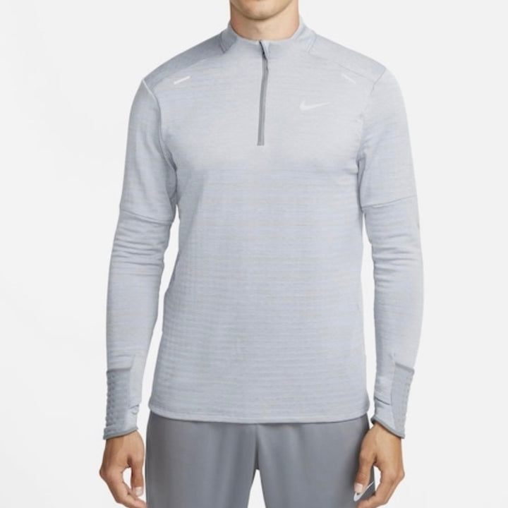 NIKE THERMA HALF ZIP - GREY