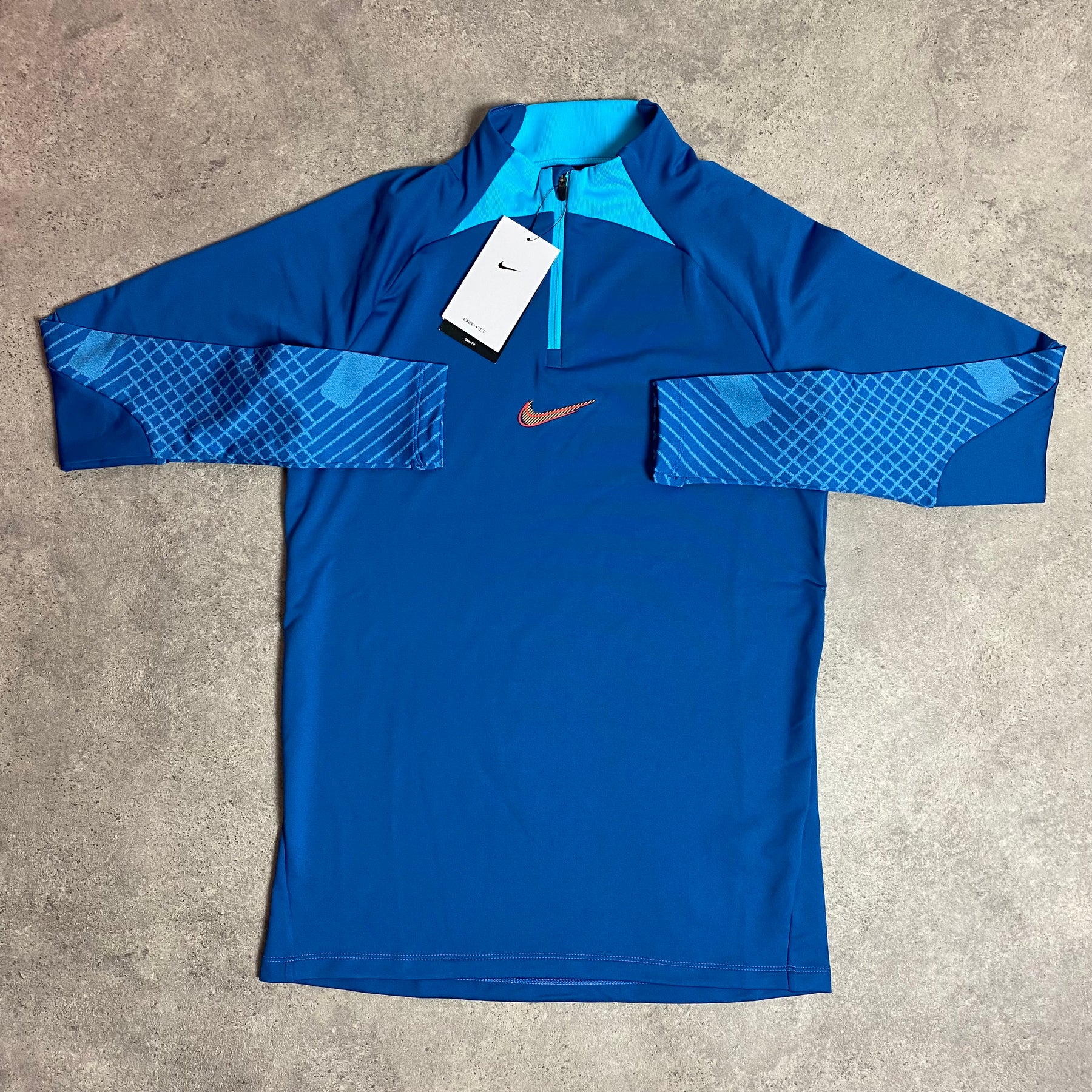 NIKE VAPORSTRIKE 22 HALF ZIP - BLUE