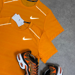 NIKE MILER 1.0 T SHIRT - VIVID ORANGE