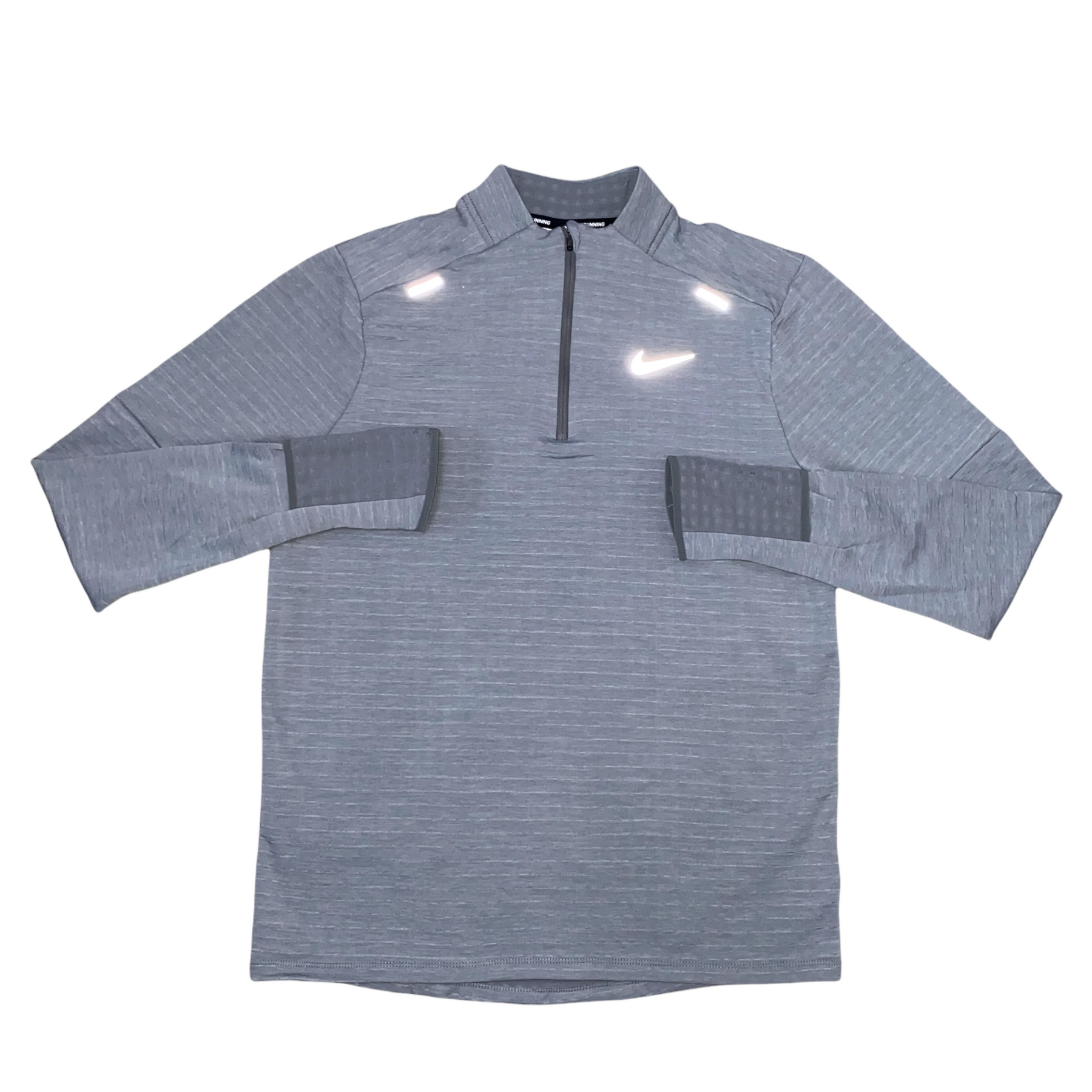 NIKE THERMA HALF ZIP - GREY