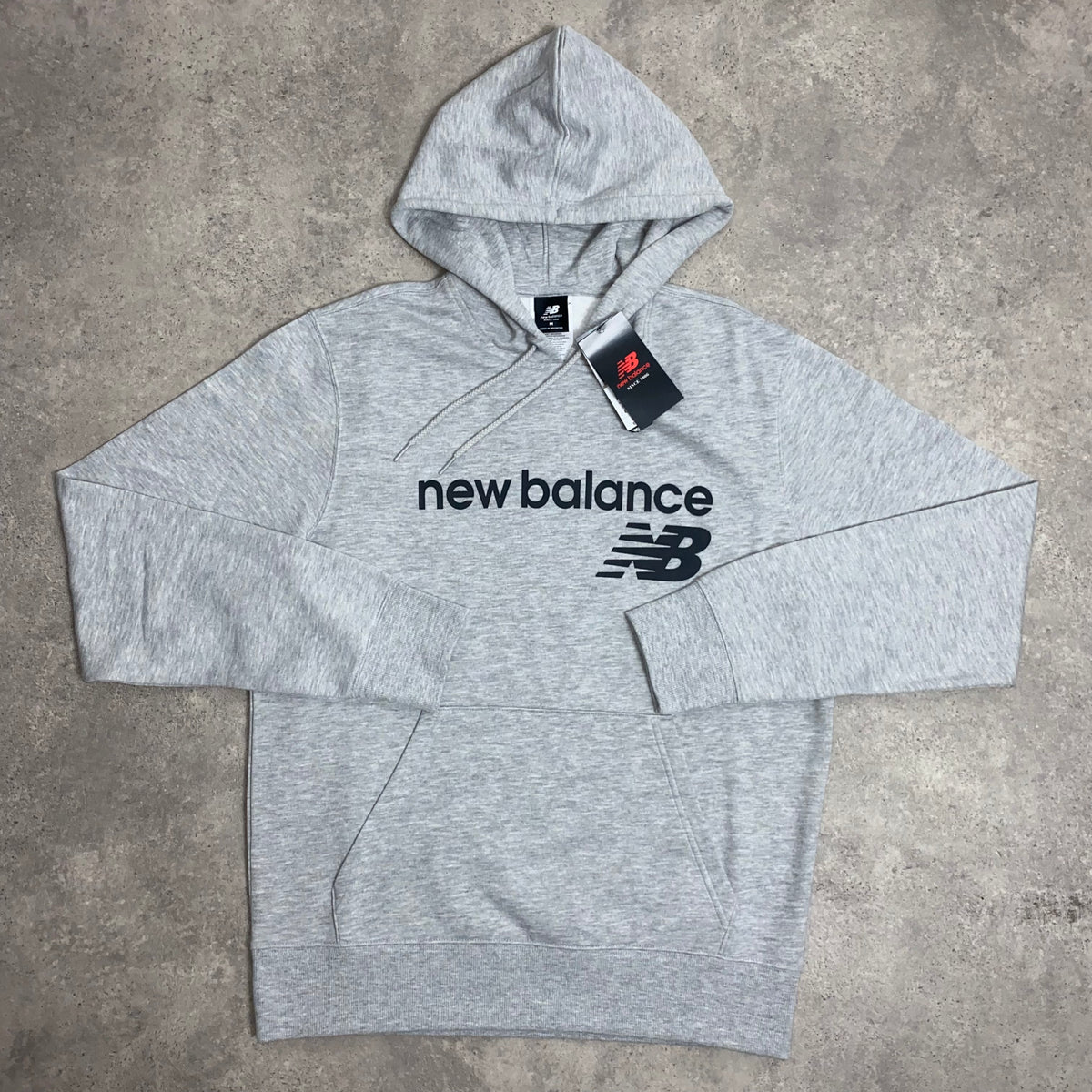 NEW BALANCE ESSENTIAL HOODIE - GREY